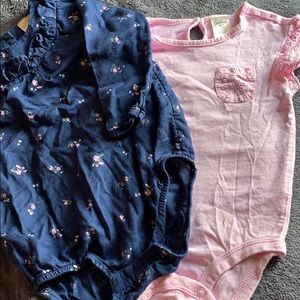 OshKoshB’gosh girls long sleeve onesie